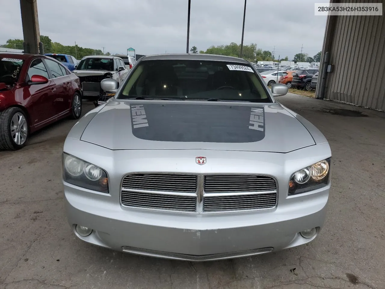 2006 Dodge Charger R/T VIN: 2B3KA53H26H353916 Lot: 73499524