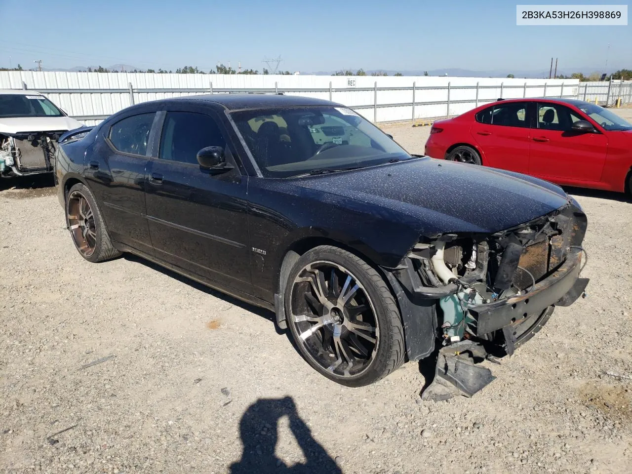 2B3KA53H26H398869 2006 Dodge Charger R/T