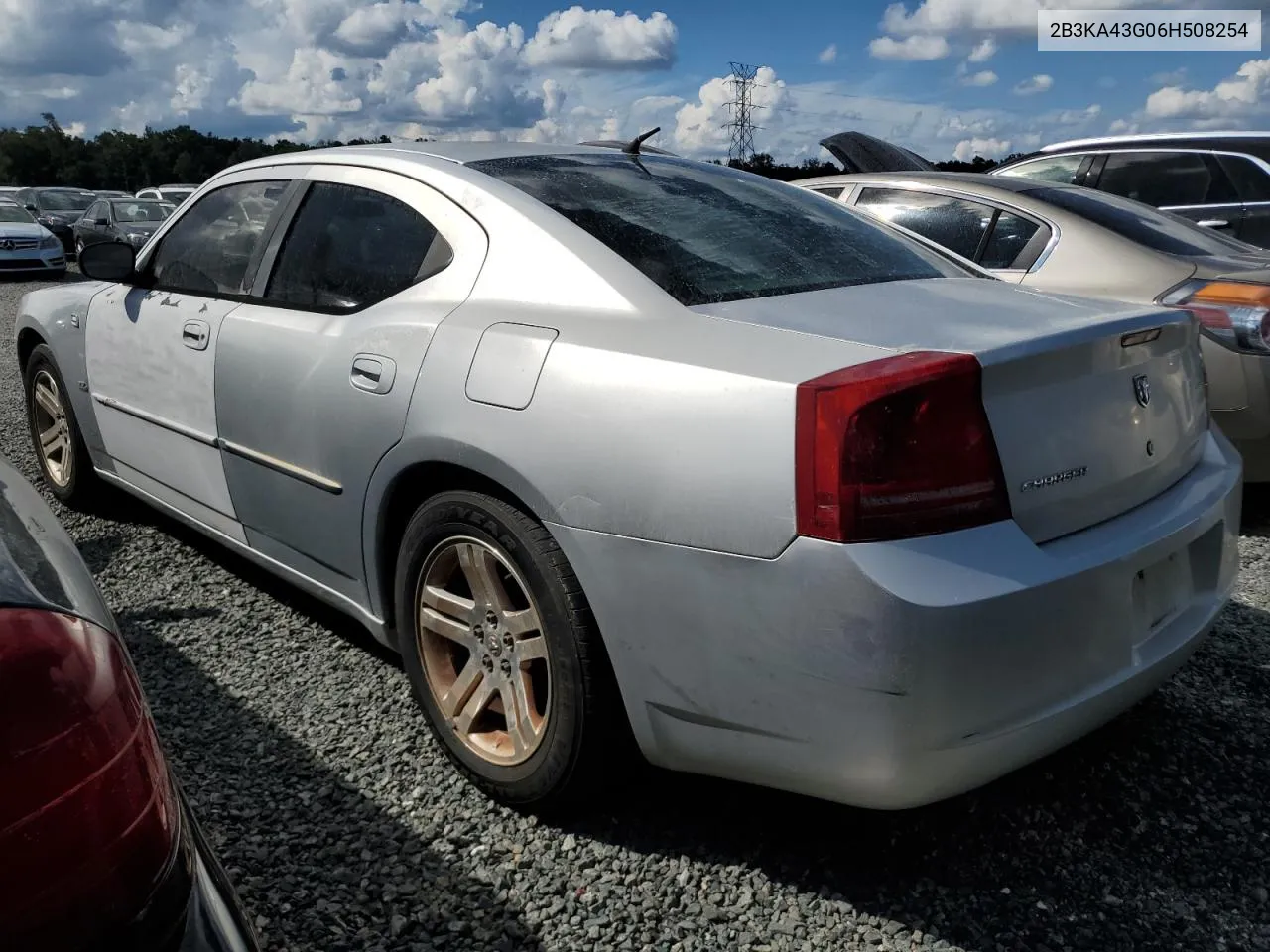 2006 Dodge Charger Se VIN: 2B3KA43G06H508254 Lot: 73707674