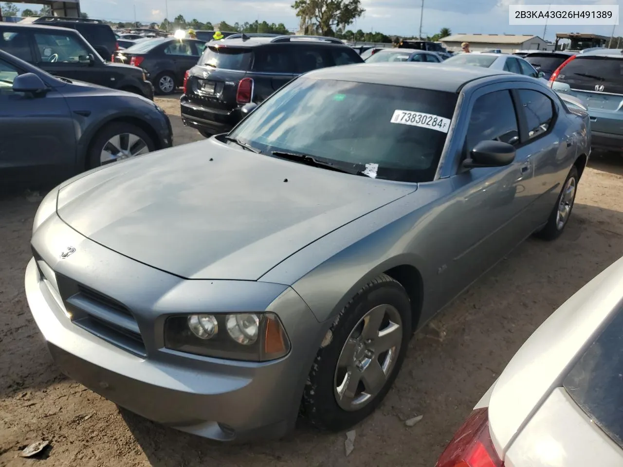 2006 Dodge Charger Se VIN: 2B3KA43G26H491389 Lot: 73830284