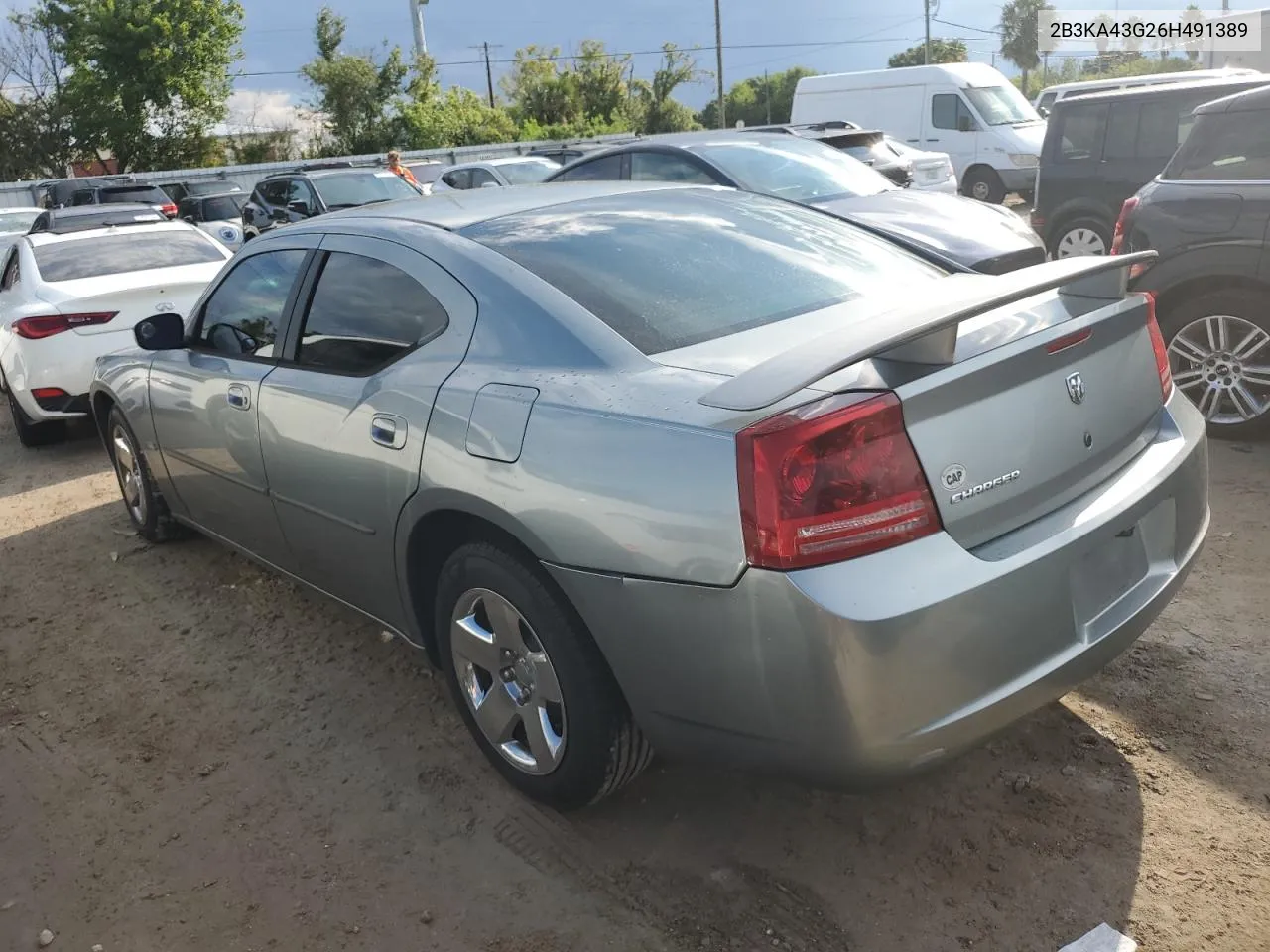 2006 Dodge Charger Se VIN: 2B3KA43G26H491389 Lot: 73830284