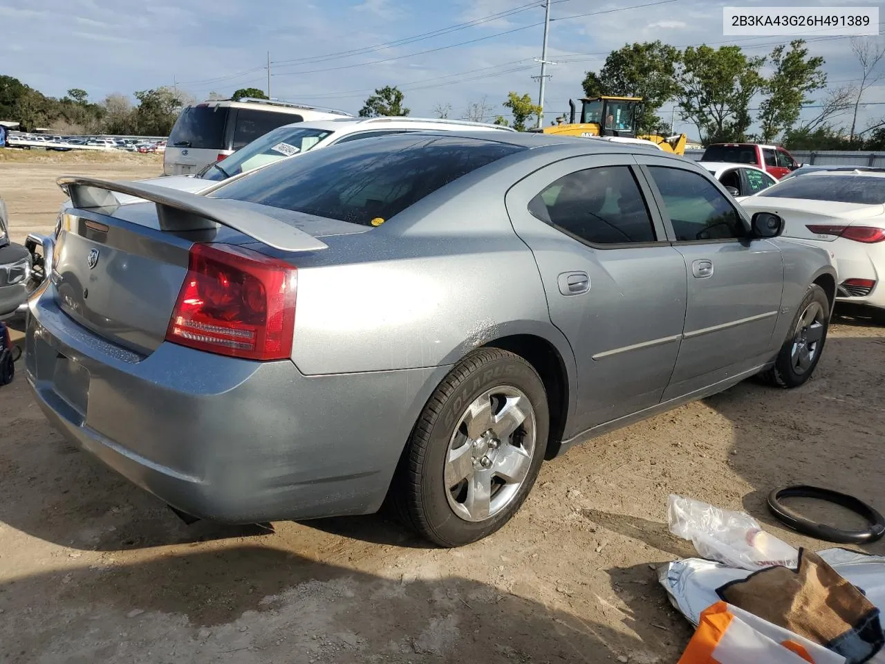 2006 Dodge Charger Se VIN: 2B3KA43G26H491389 Lot: 73830284