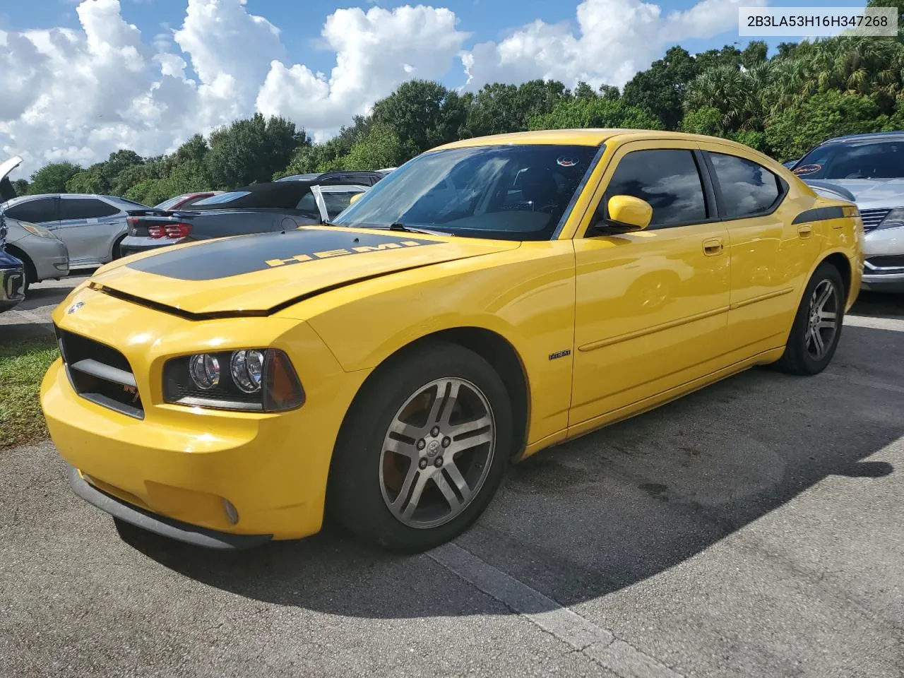 2006 Dodge Charger R/T VIN: 2B3LA53H16H347268 Lot: 74086074