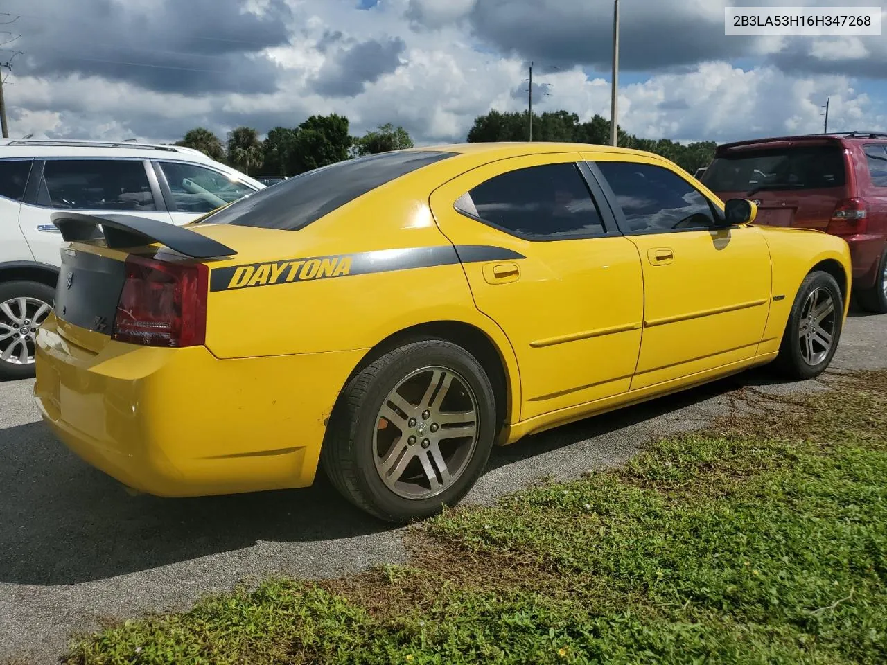 2006 Dodge Charger R/T VIN: 2B3LA53H16H347268 Lot: 74086074