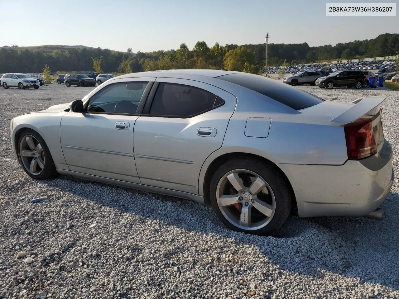 2006 Dodge Charger Srt-8 VIN: 2B3KA73W36H386207 Lot: 75006284