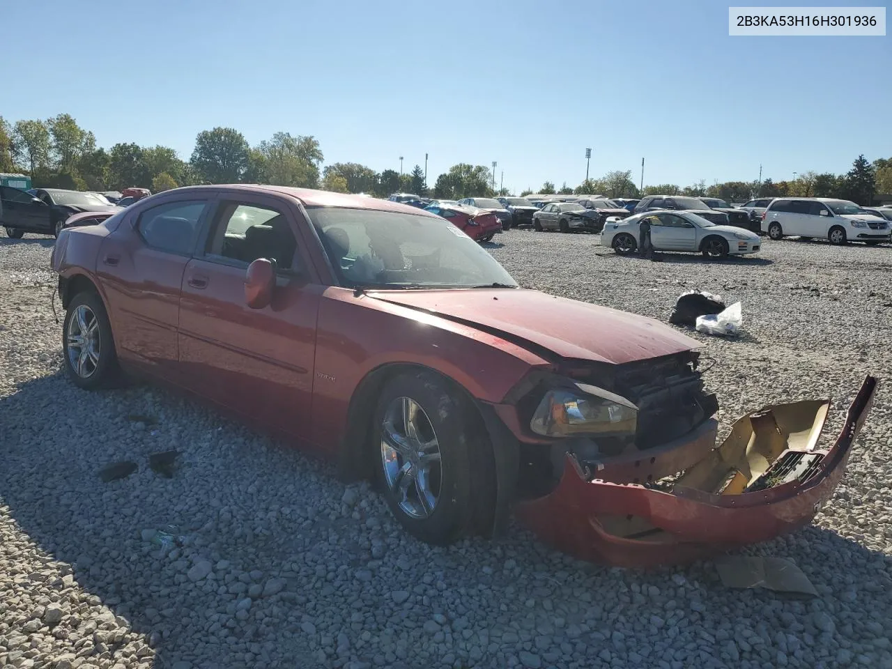 2006 Dodge Charger R/T VIN: 2B3KA53H16H301936 Lot: 75214314