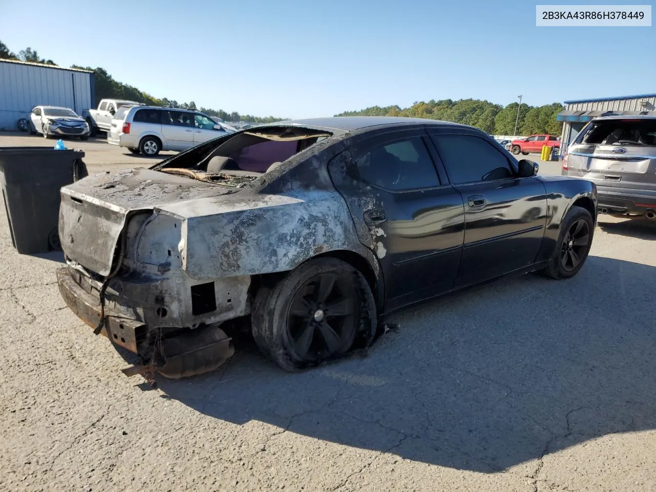 2006 Dodge Charger Se VIN: 2B3KA43R86H378449 Lot: 75216224