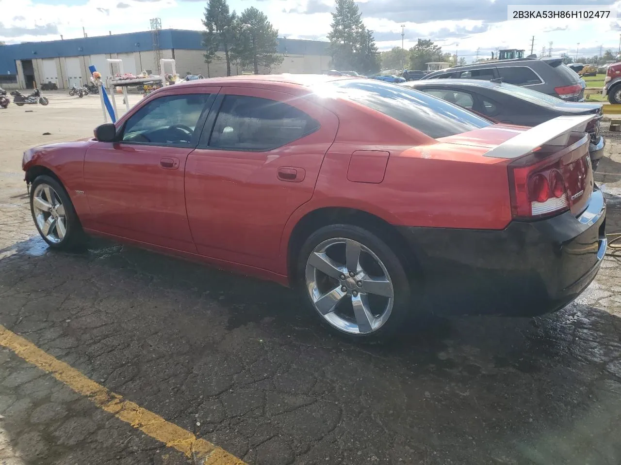 2006 Dodge Charger R/T VIN: 2B3KA53H86H102477 Lot: 75244094