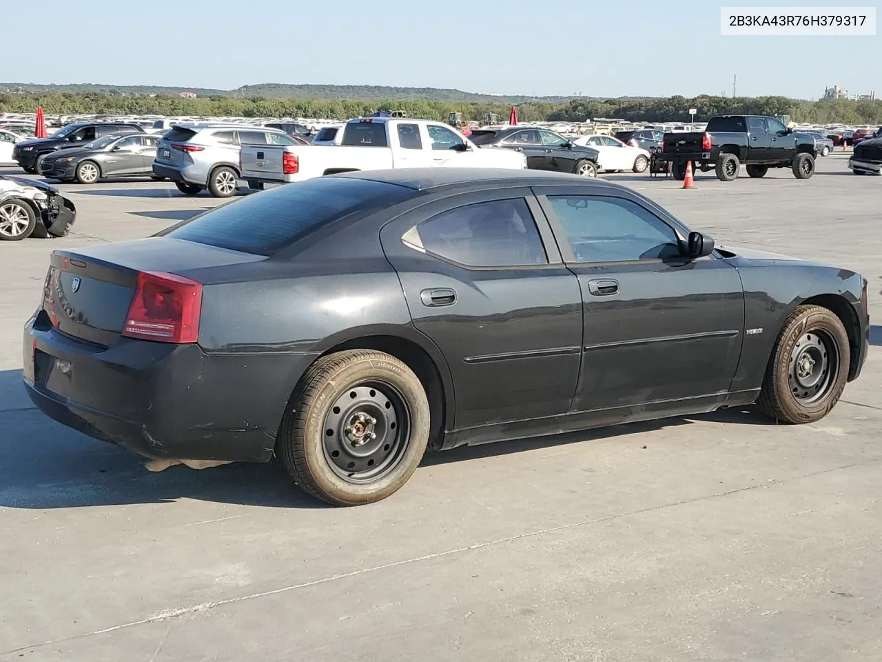 2006 Dodge Charger Se VIN: 2B3KA43R76H379317 Lot: 75312524