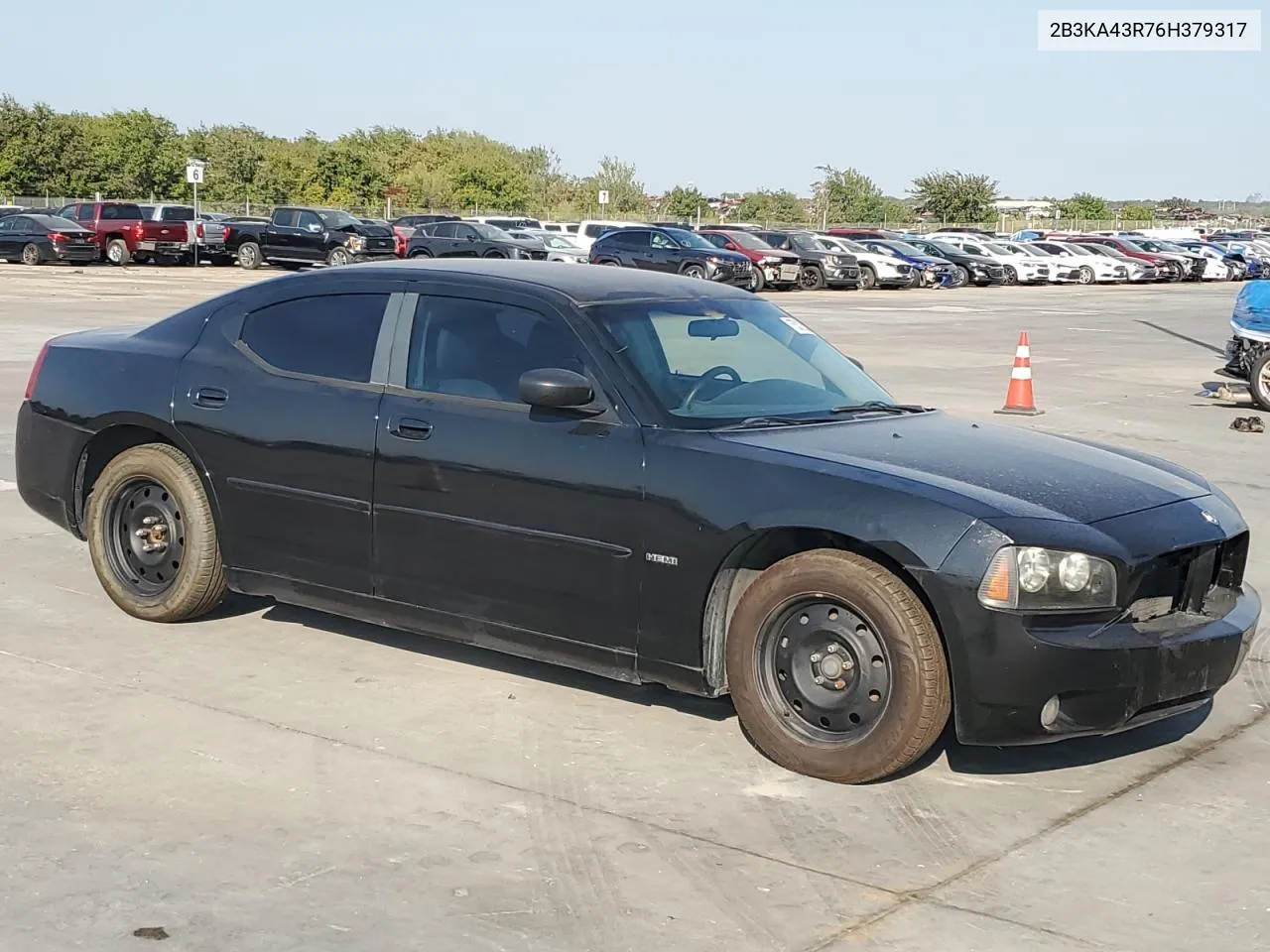 2006 Dodge Charger Se VIN: 2B3KA43R76H379317 Lot: 75312524