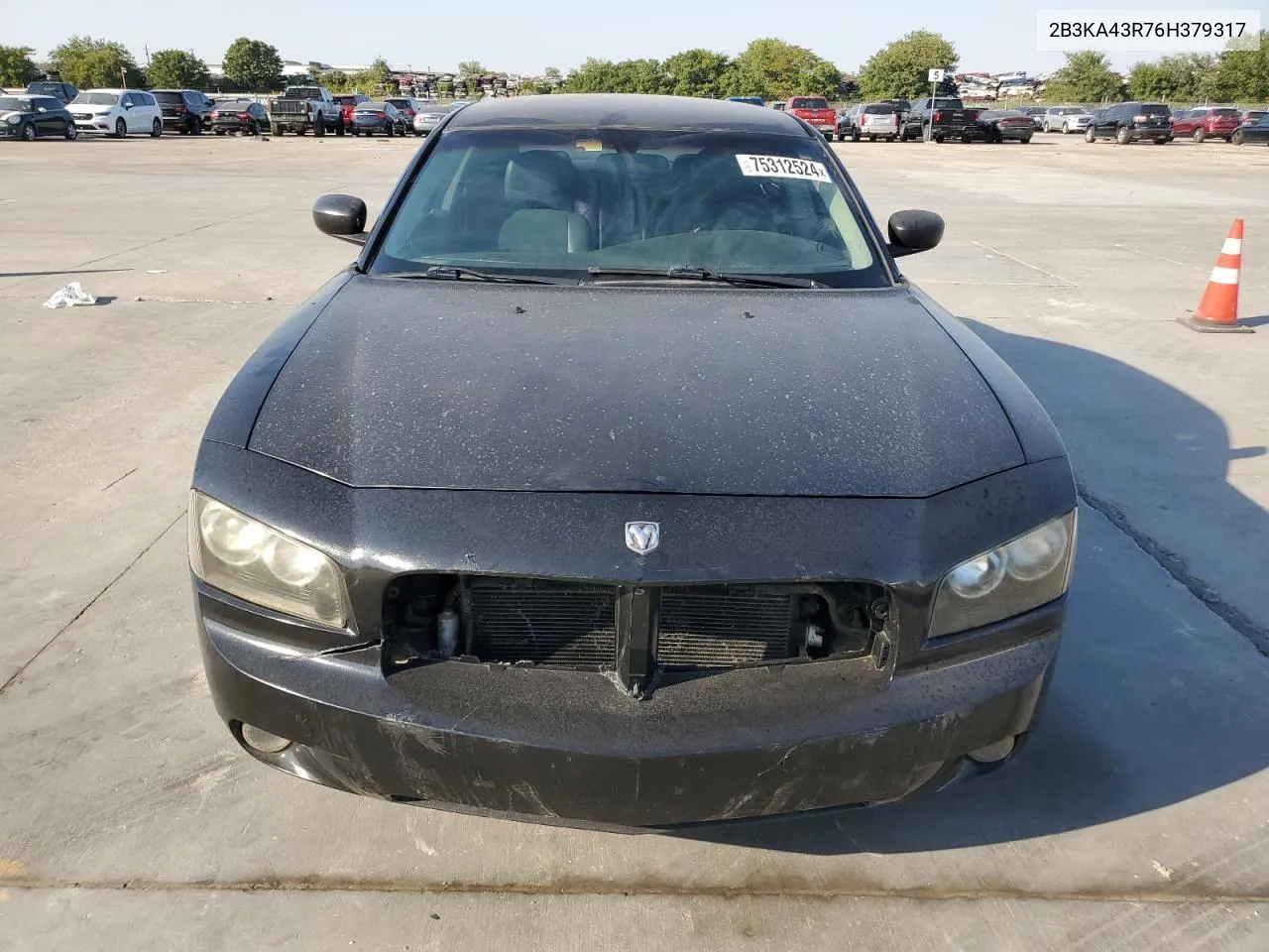 2006 Dodge Charger Se VIN: 2B3KA43R76H379317 Lot: 75312524