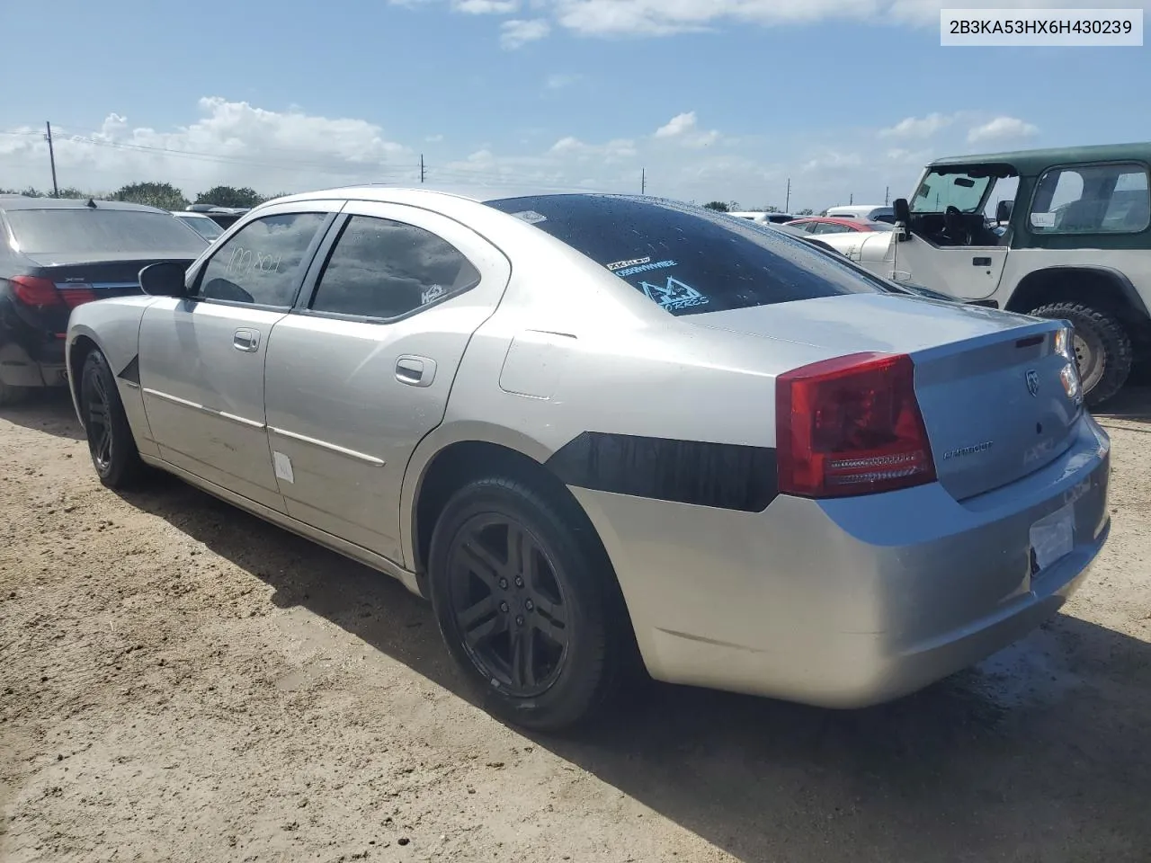 2006 Dodge Charger R/T VIN: 2B3KA53HX6H430239 Lot: 75759314