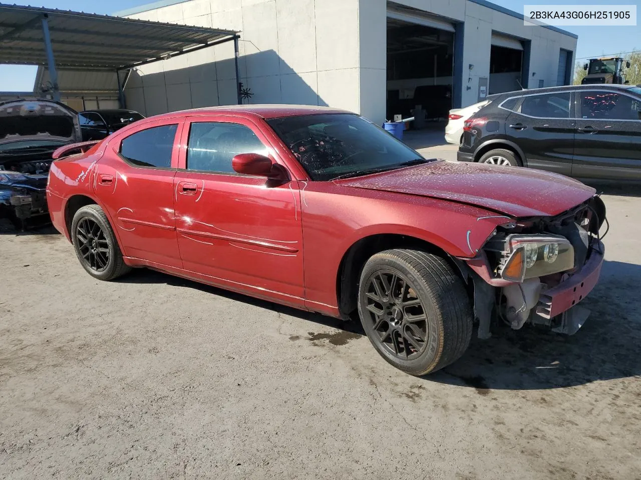 2006 Dodge Charger Se VIN: 2B3KA43G06H251905 Lot: 76041244