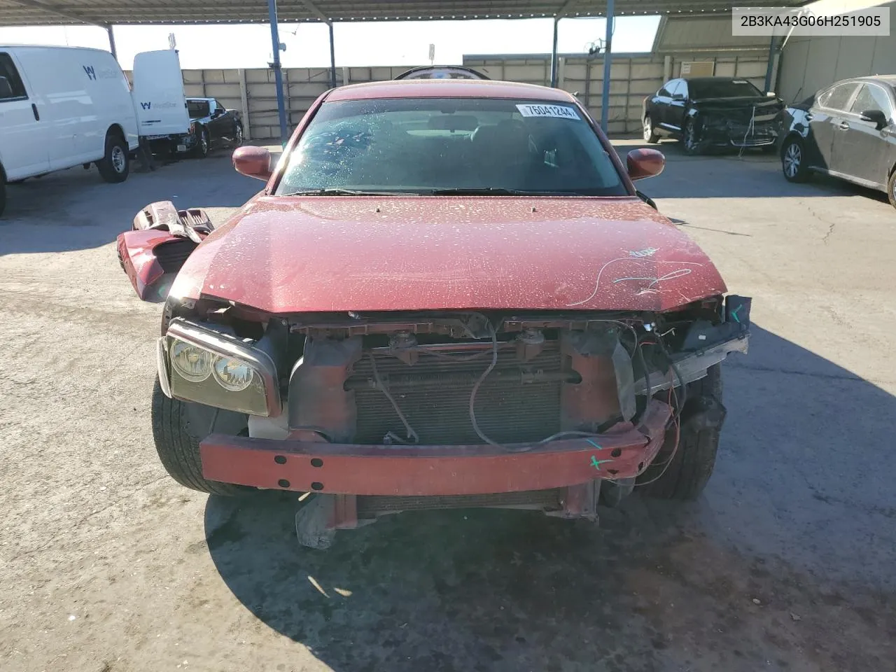 2006 Dodge Charger Se VIN: 2B3KA43G06H251905 Lot: 76041244