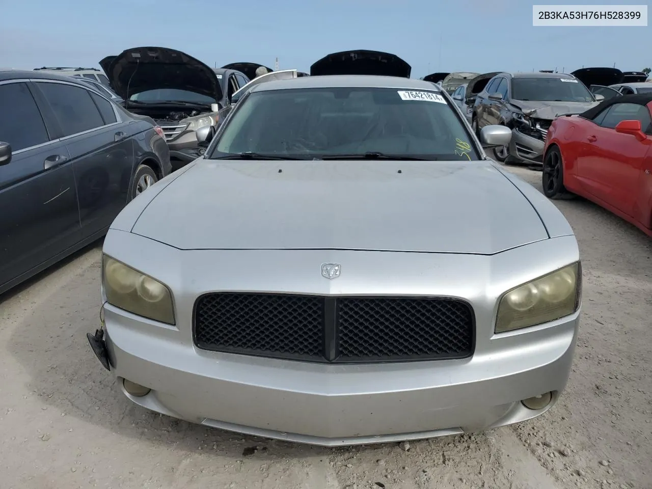 2006 Dodge Charger R/T VIN: 2B3KA53H76H528399 Lot: 76421814