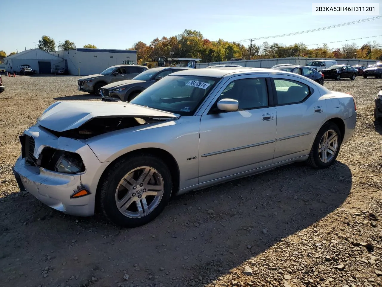 2006 Dodge Charger R/T VIN: 2B3KA53H46H311201 Lot: 76452014