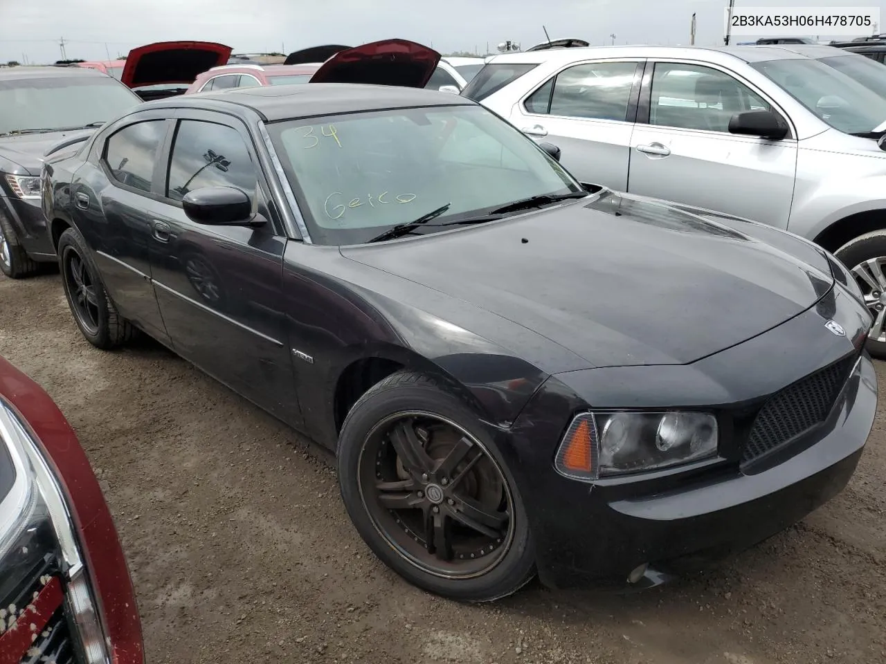 2006 Dodge Charger R/T VIN: 2B3KA53H06H478705 Lot: 76878134