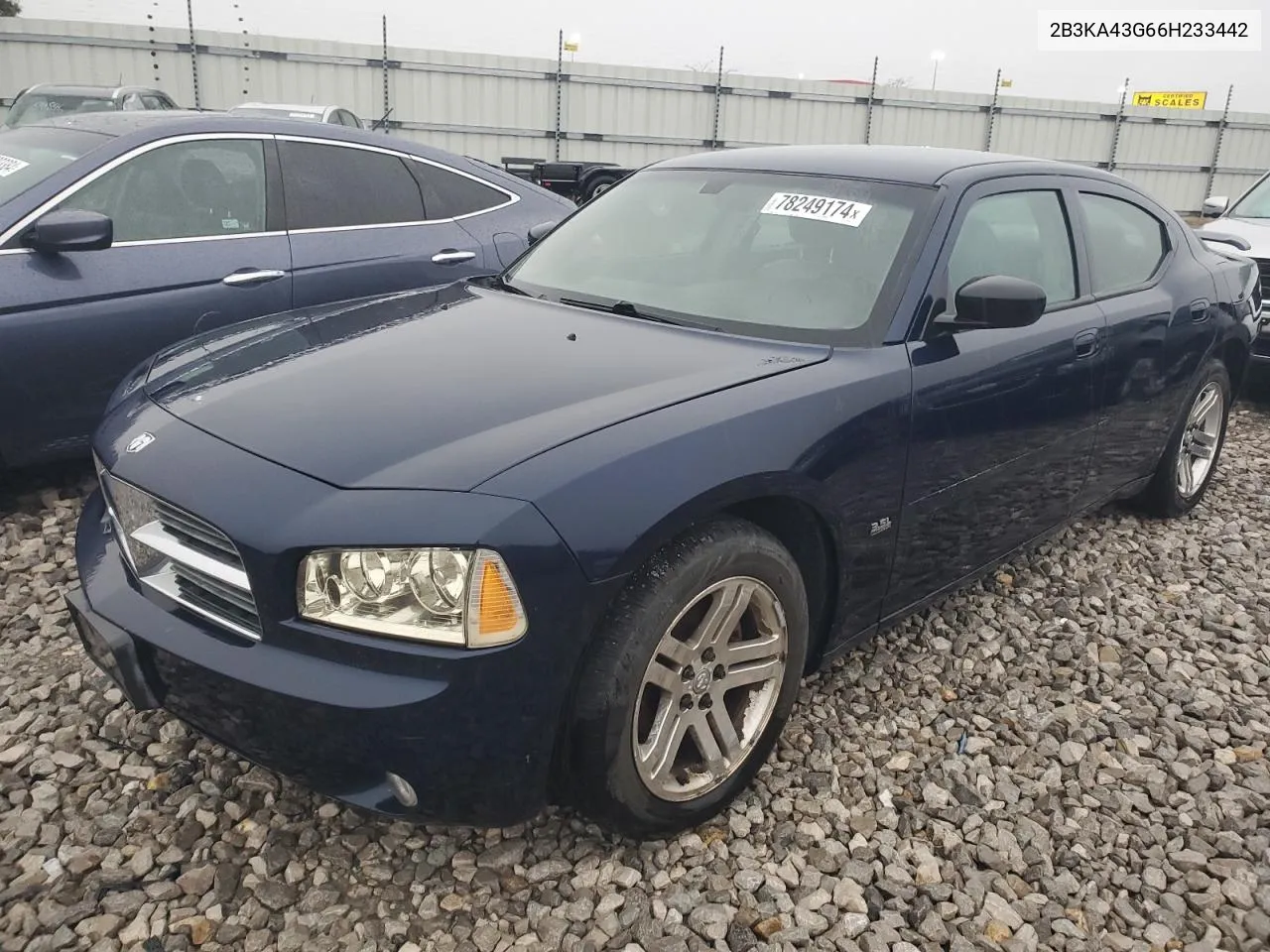 2006 Dodge Charger Se VIN: 2B3KA43G66H233442 Lot: 78249174