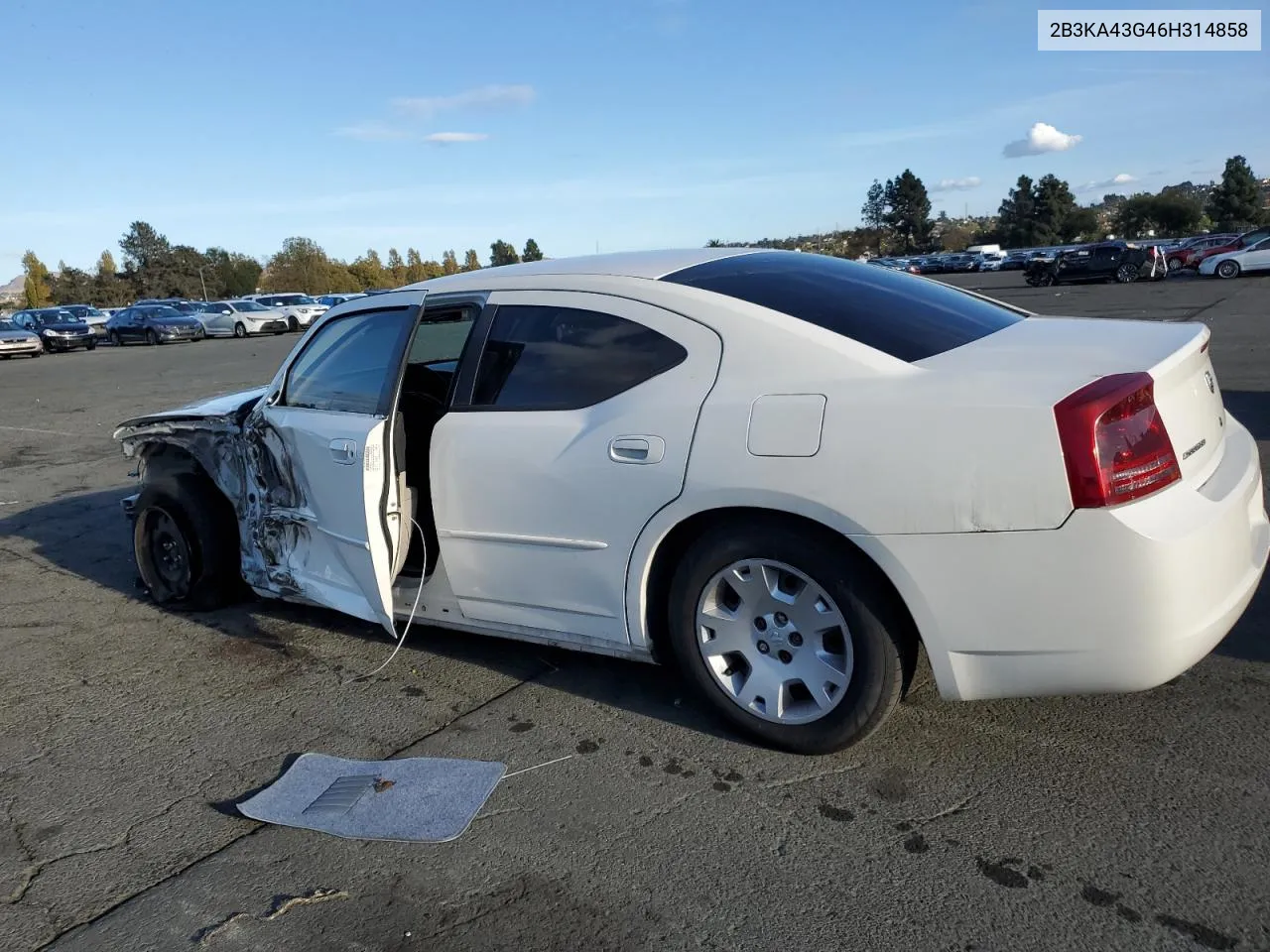 2006 Dodge Charger Se VIN: 2B3KA43G46H314858 Lot: 78499204