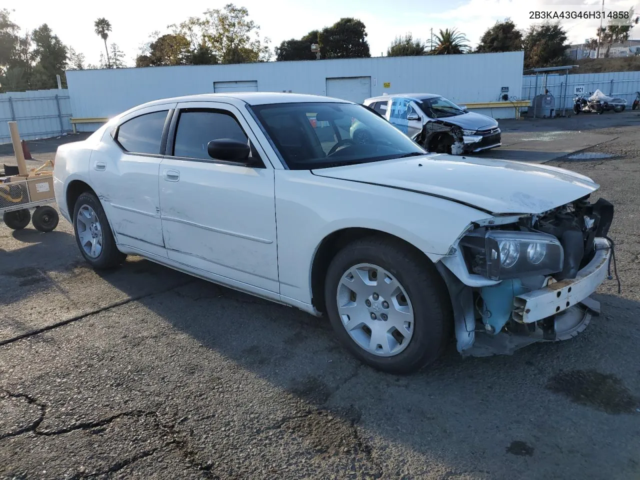 2006 Dodge Charger Se VIN: 2B3KA43G46H314858 Lot: 78499204