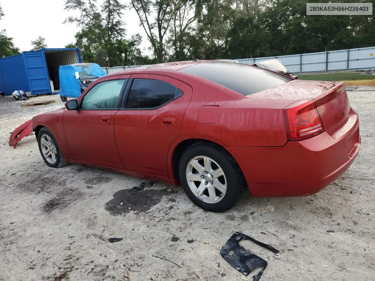 2006 Dodge Charger R/T VIN: 2B3KA53H86H235403 Lot: 78835304