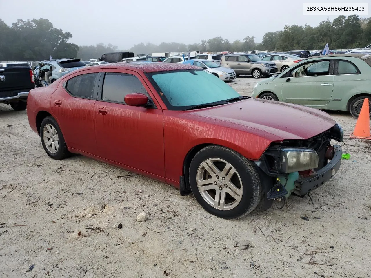 2006 Dodge Charger R/T VIN: 2B3KA53H86H235403 Lot: 78835304