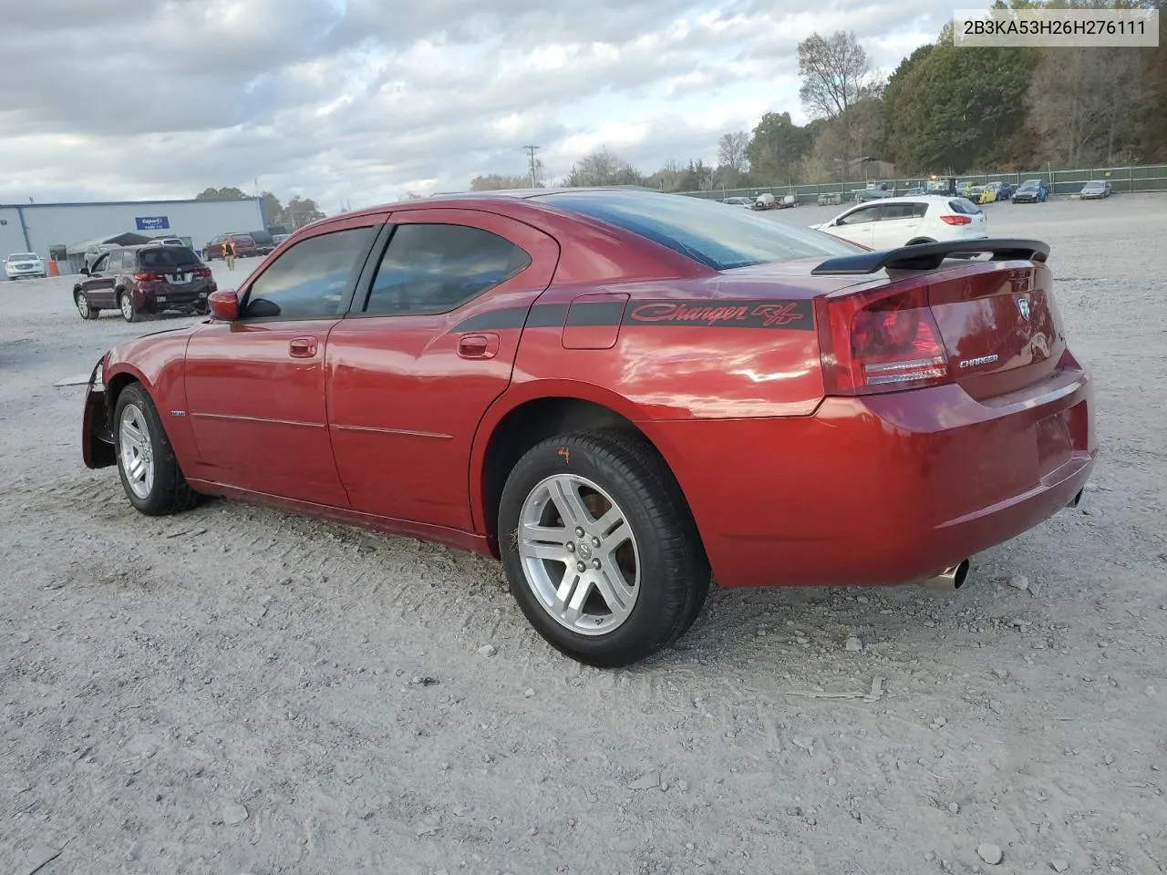 2006 Dodge Charger R/T VIN: 2B3KA53H26H276111 Lot: 78993854