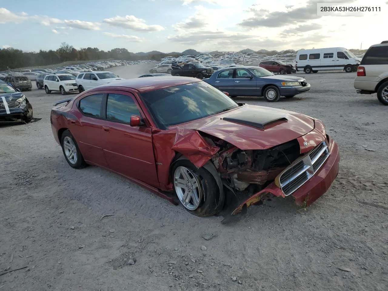 2006 Dodge Charger R/T VIN: 2B3KA53H26H276111 Lot: 78993854