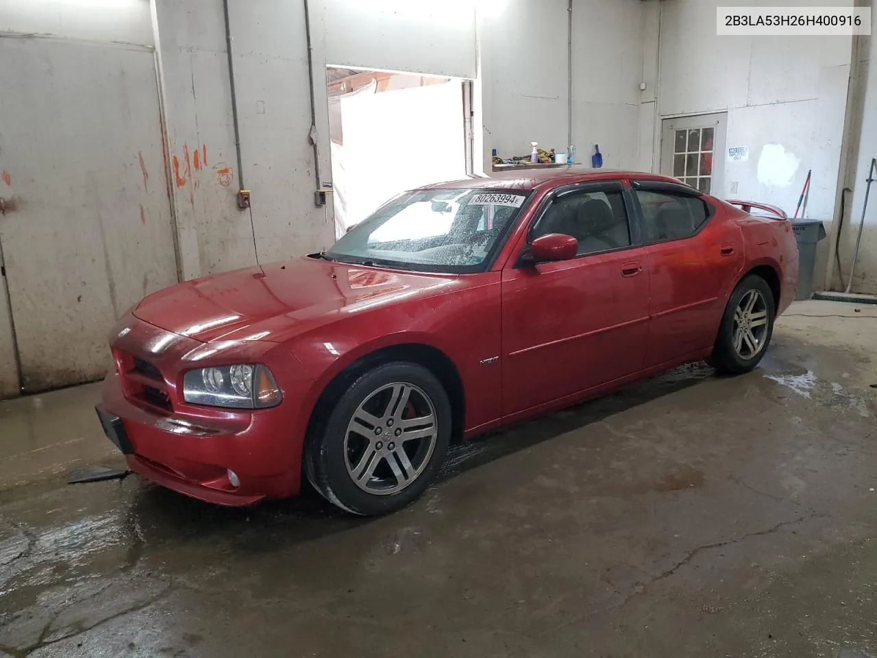 2006 Dodge Charger R/T VIN: 2B3LA53H26H400916 Lot: 80263994