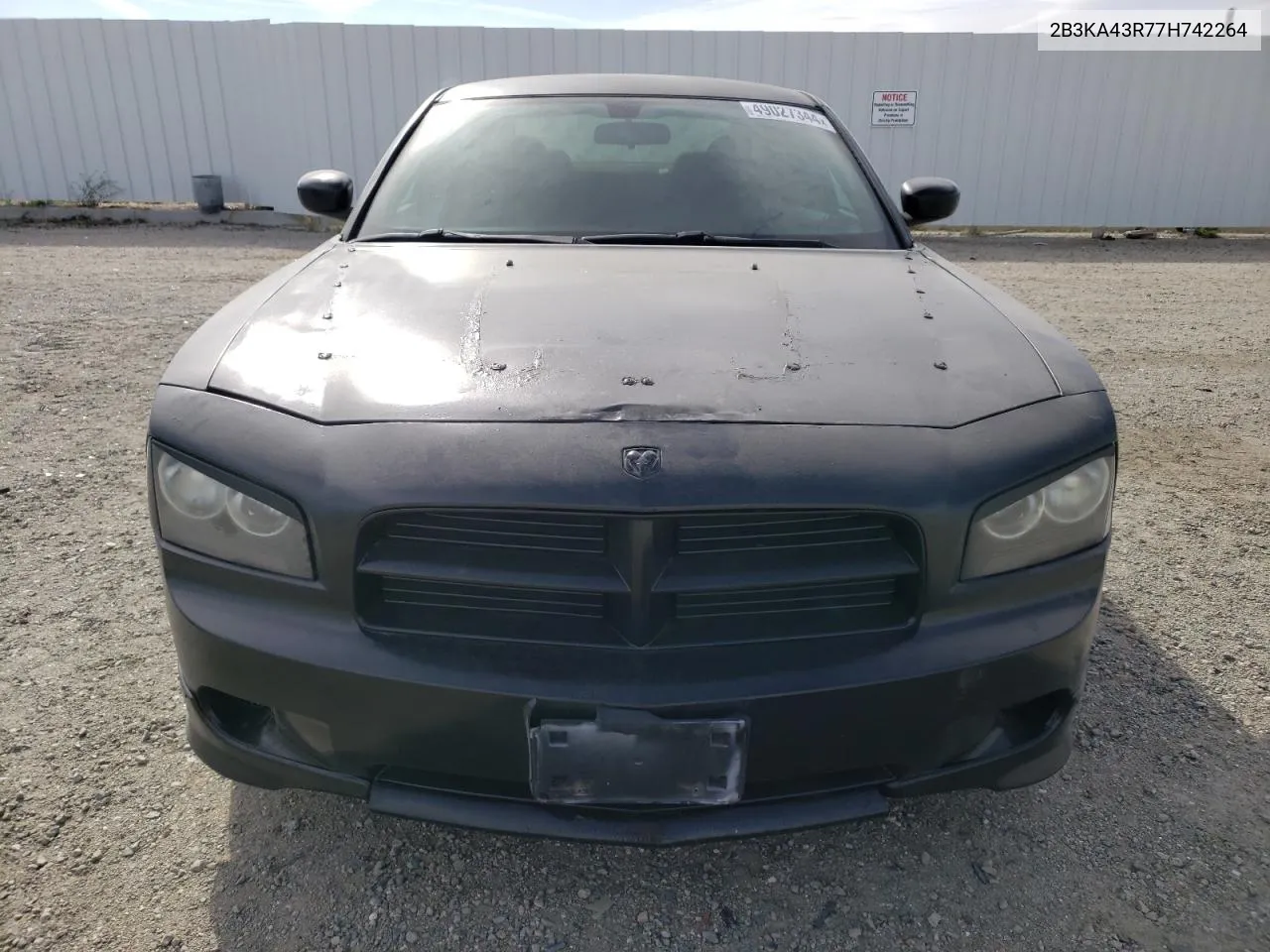 2007 Dodge Charger Se VIN: 2B3KA43R77H742264 Lot: 49027344