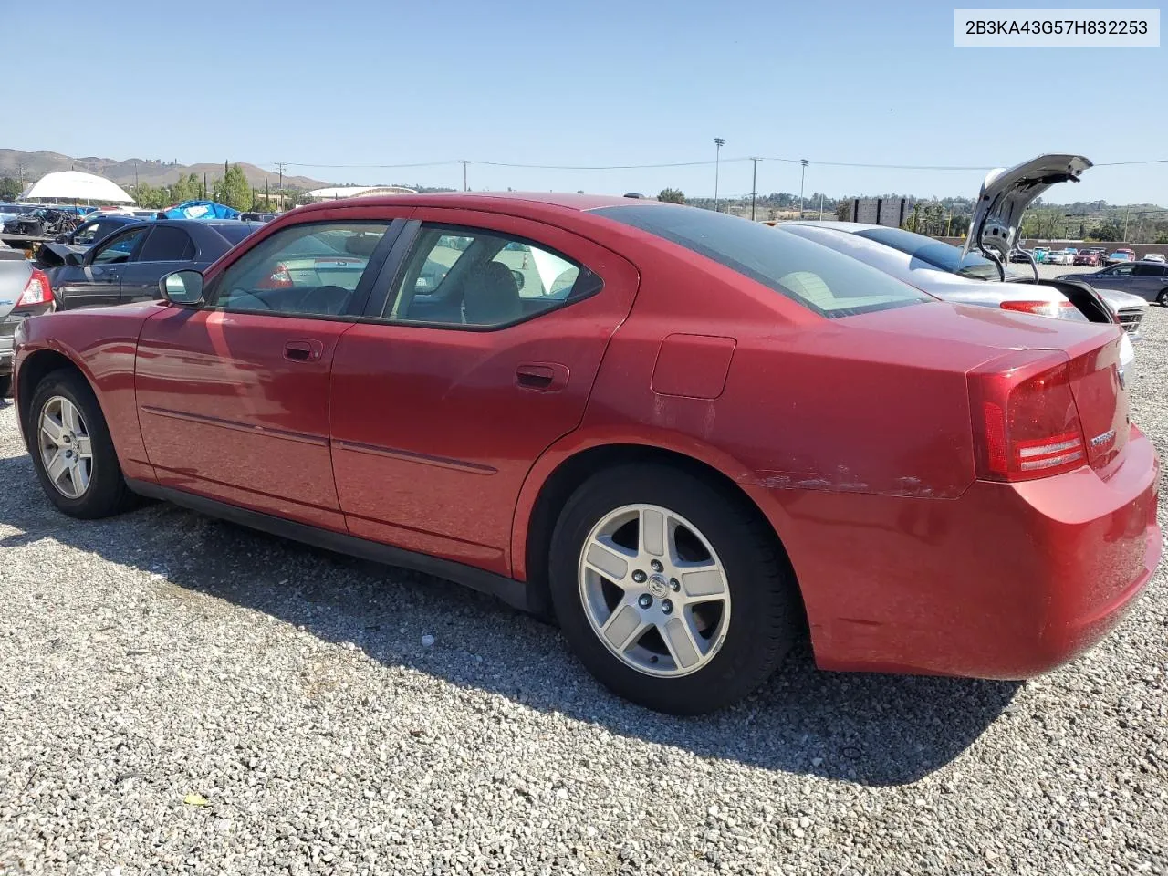 2007 Dodge Charger Se VIN: 2B3KA43G57H832253 Lot: 53818074