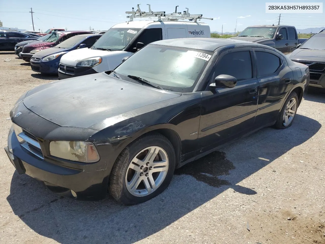 2007 Dodge Charger R/T VIN: 2B3KA53H57H893357 Lot: 54851394