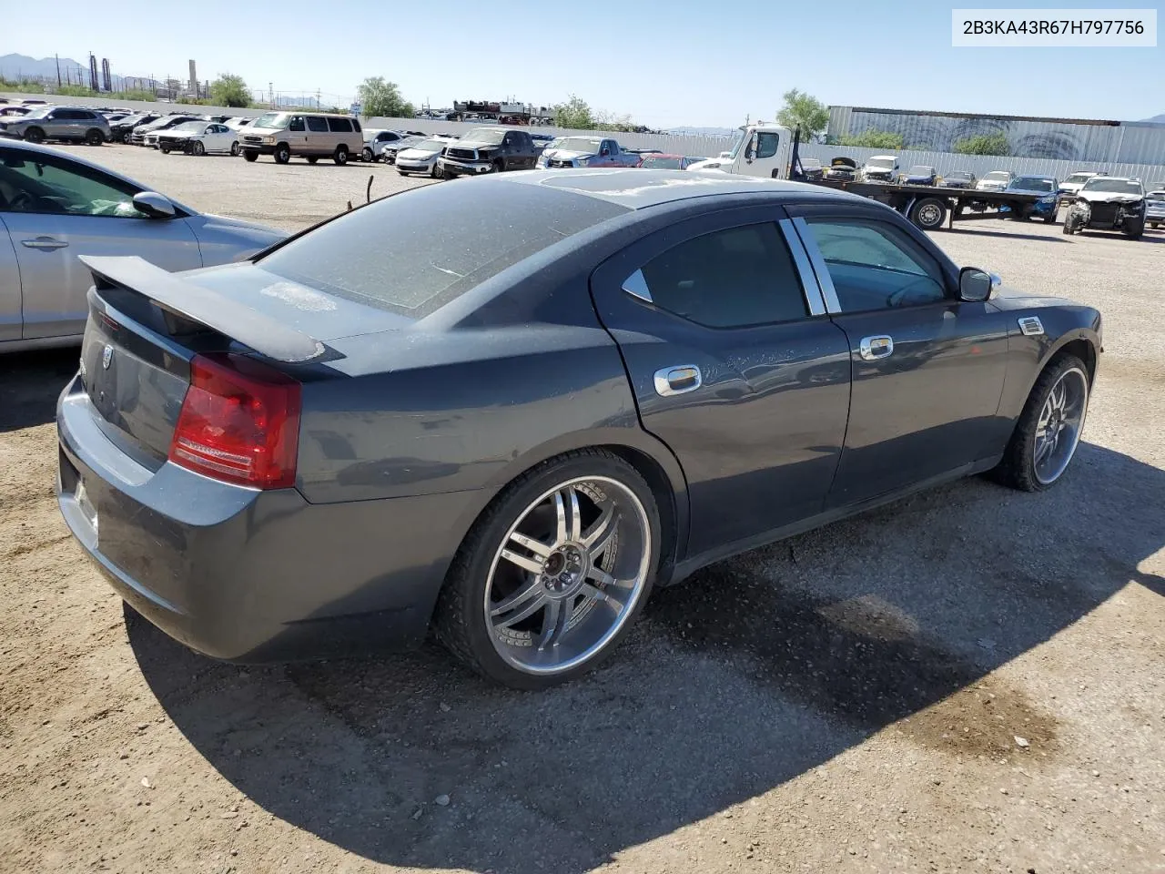 2007 Dodge Charger Se VIN: 2B3KA43R67H797756 Lot: 58540464