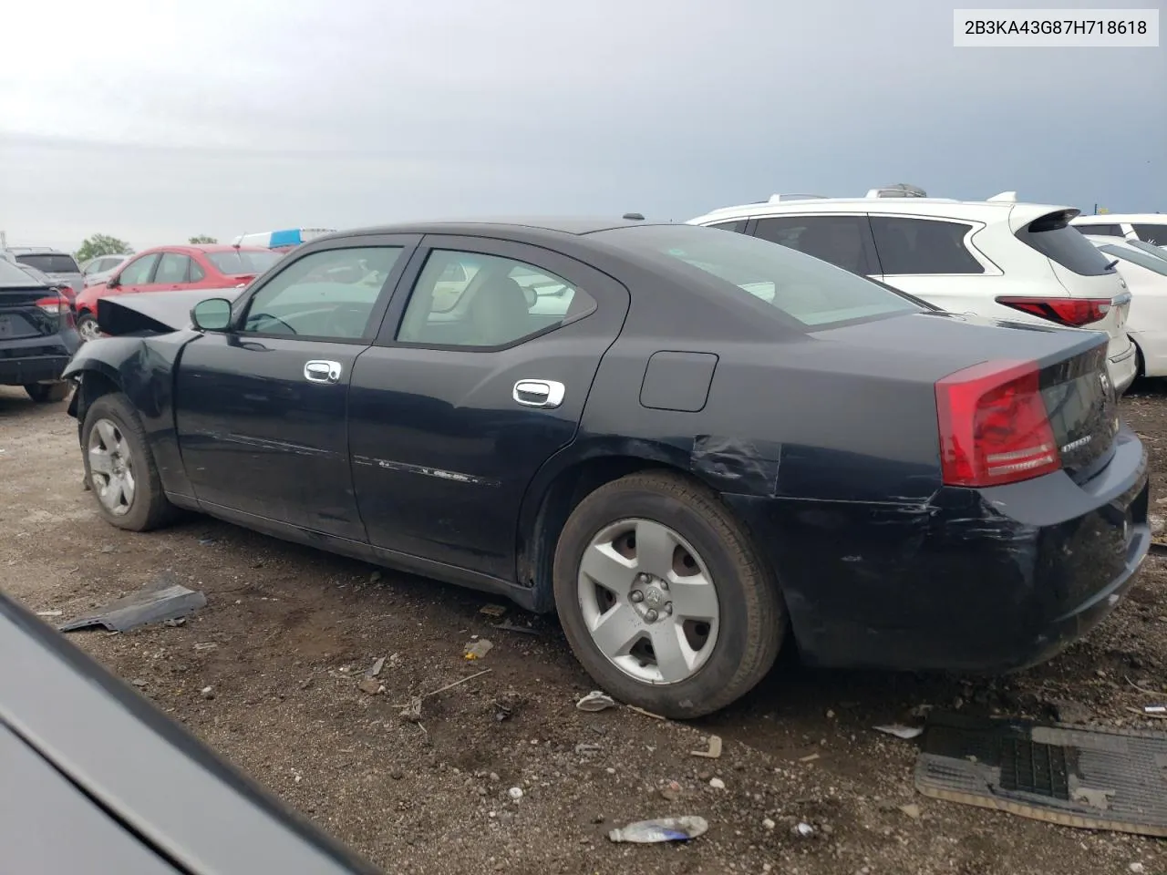 2007 Dodge Charger Se VIN: 2B3KA43G87H718618 Lot: 58851194