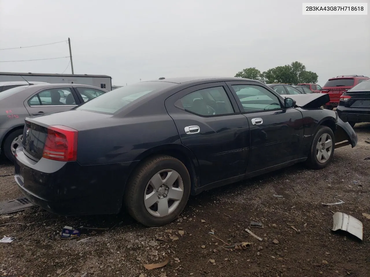 2007 Dodge Charger Se VIN: 2B3KA43G87H718618 Lot: 58851194