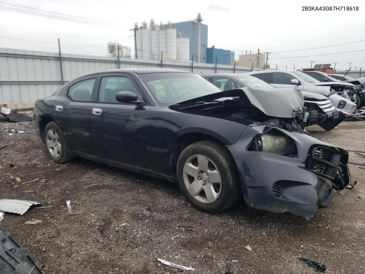 2007 Dodge Charger Se VIN: 2B3KA43G87H718618 Lot: 58851194