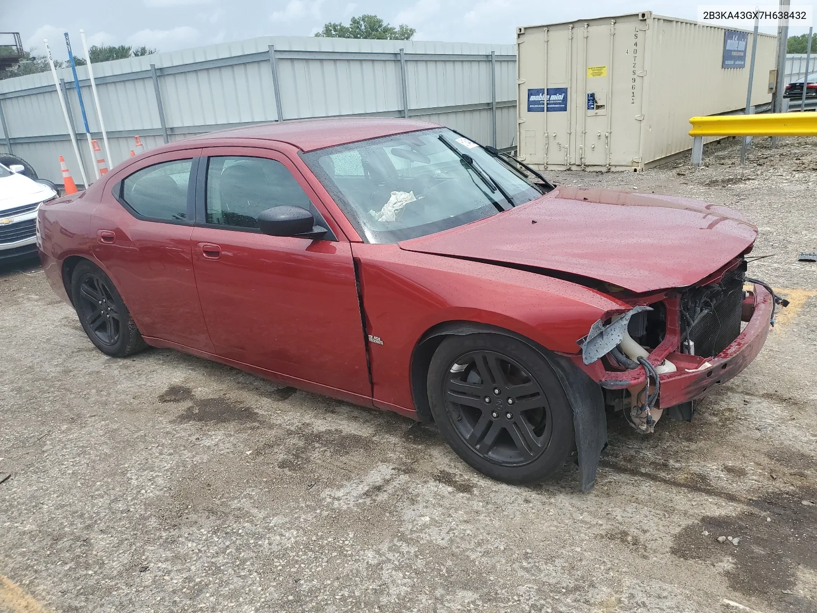 2007 Dodge Charger Se VIN: 2B3KA43GX7H638432 Lot: 61844524