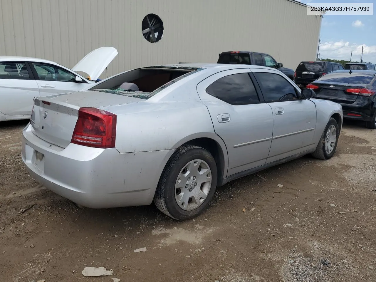 2007 Dodge Charger Se VIN: 2B3KA43G37H757939 Lot: 63352614