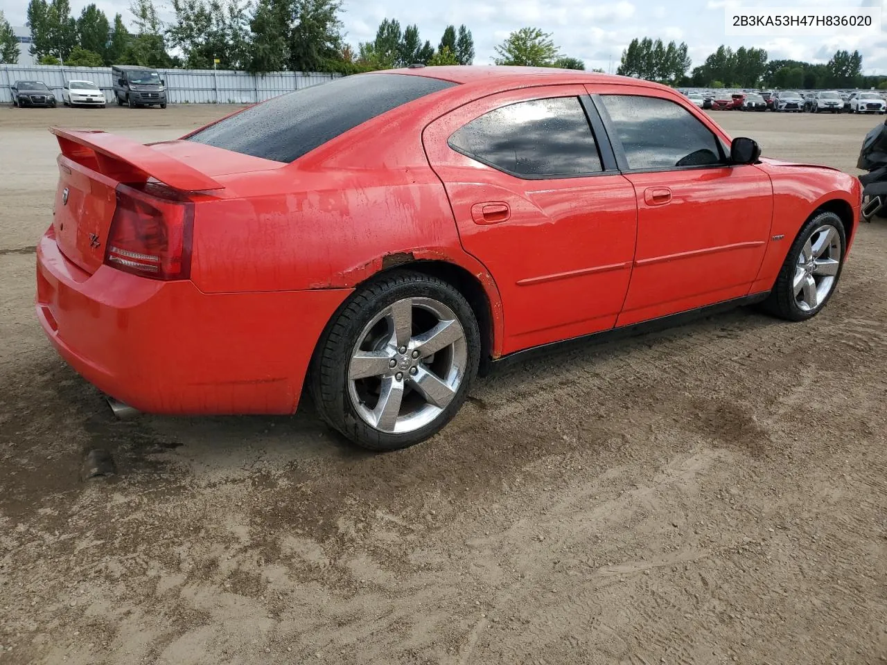 2007 Dodge Charger R/T VIN: 2B3KA53H47H836020 Lot: 65416084