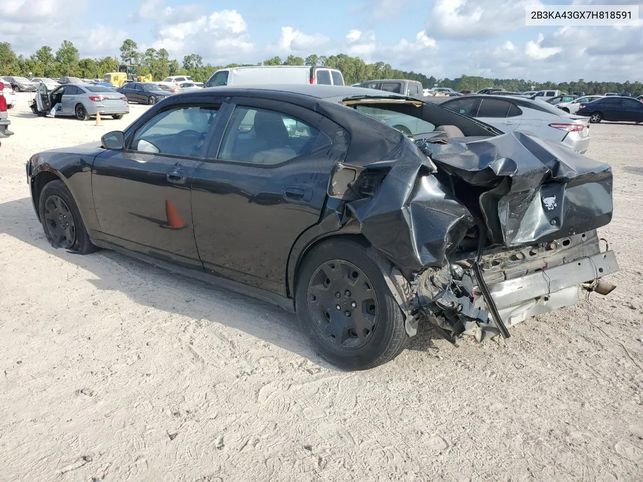 2007 Dodge Charger Se VIN: 2B3KA43GX7H818591 Lot: 65640054