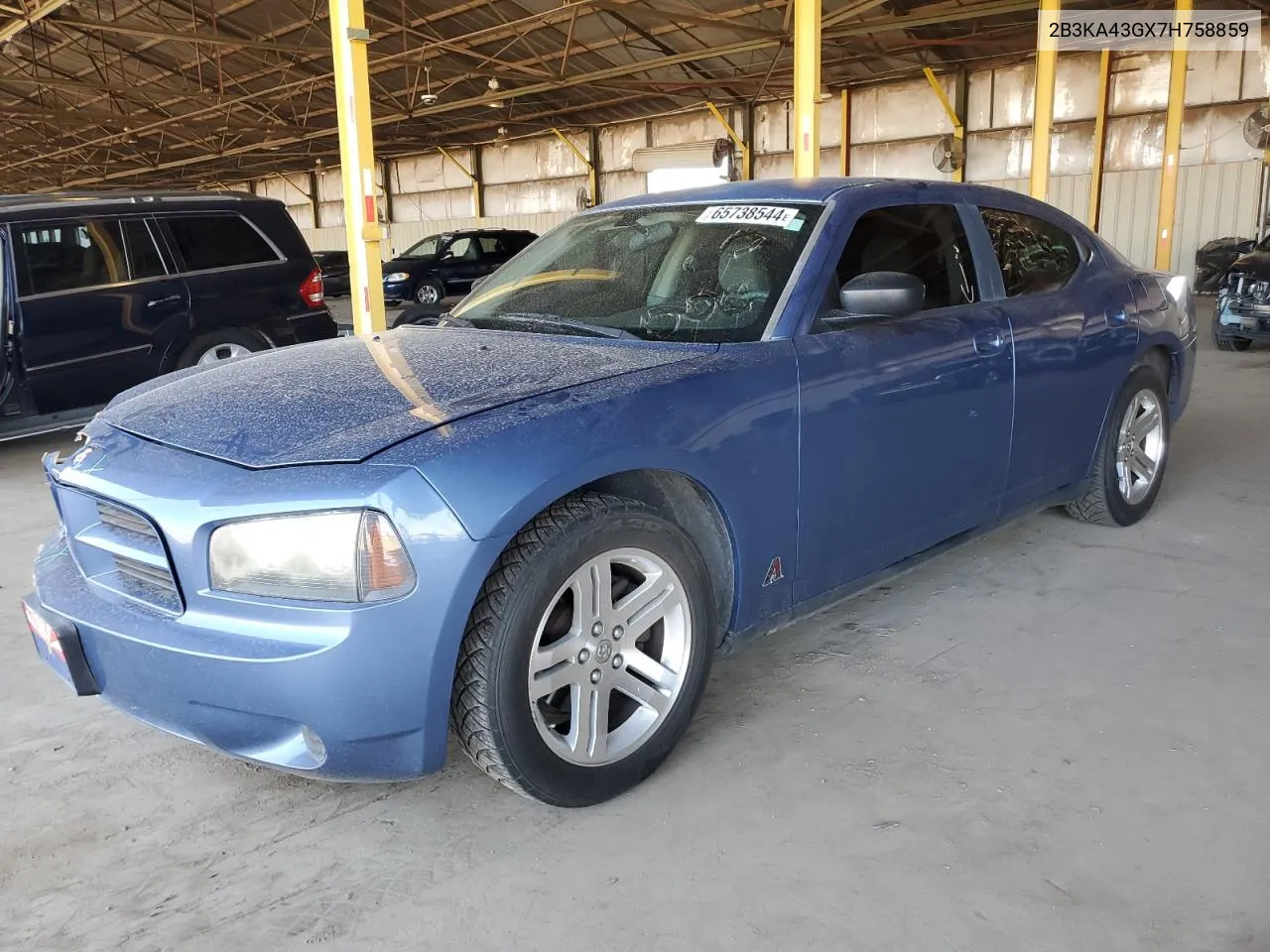 2007 Dodge Charger Se VIN: 2B3KA43GX7H758859 Lot: 65738544