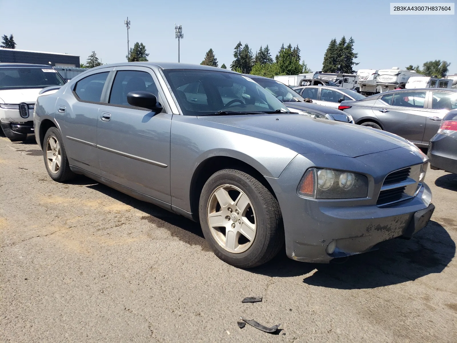 2007 Dodge Charger Se VIN: 2B3KA43G07H837604 Lot: 65937184