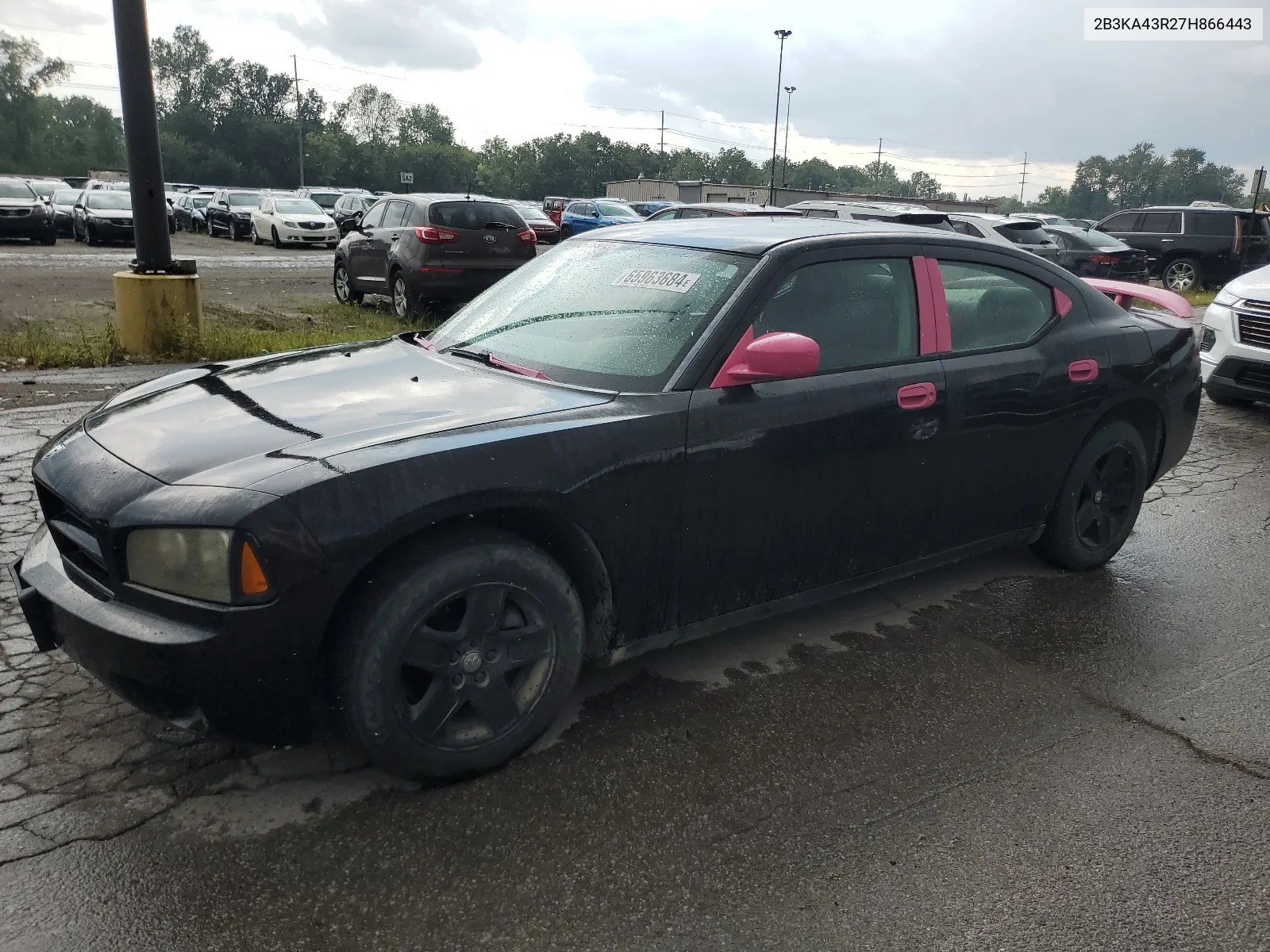 2007 Dodge Charger Se VIN: 2B3KA43R27H866443 Lot: 65963684