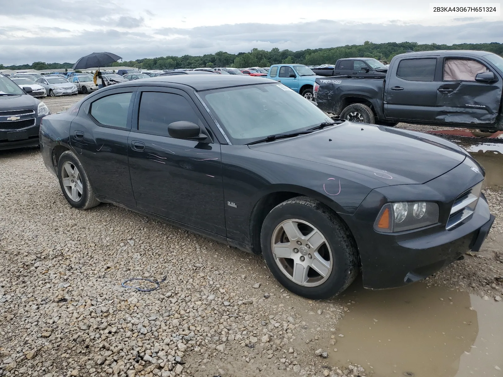 2007 Dodge Charger Se VIN: 2B3KA43G67H651324 Lot: 66808774