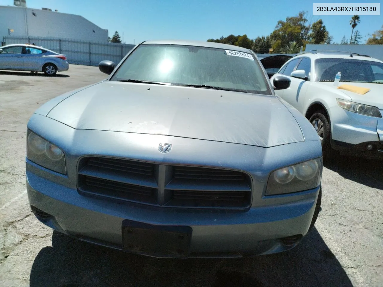 2007 Dodge Charger Se VIN: 2B3LA43RX7H815180 Lot: 68287674