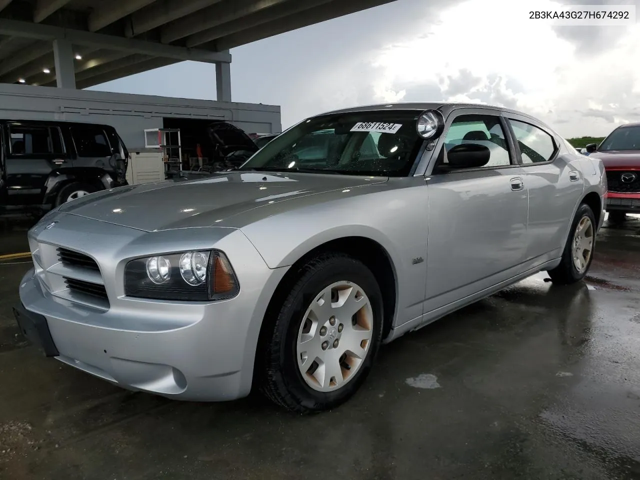 2007 Dodge Charger Se VIN: 2B3KA43G27H674292 Lot: 68611524