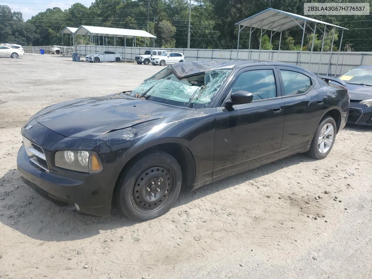 2007 Dodge Charger Se VIN: 2B3LA43G67H776537 Lot: 69282454