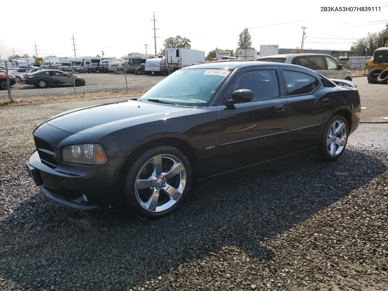 2007 Dodge Charger R/T VIN: 2B3KA53H07H839111 Lot: 69750414