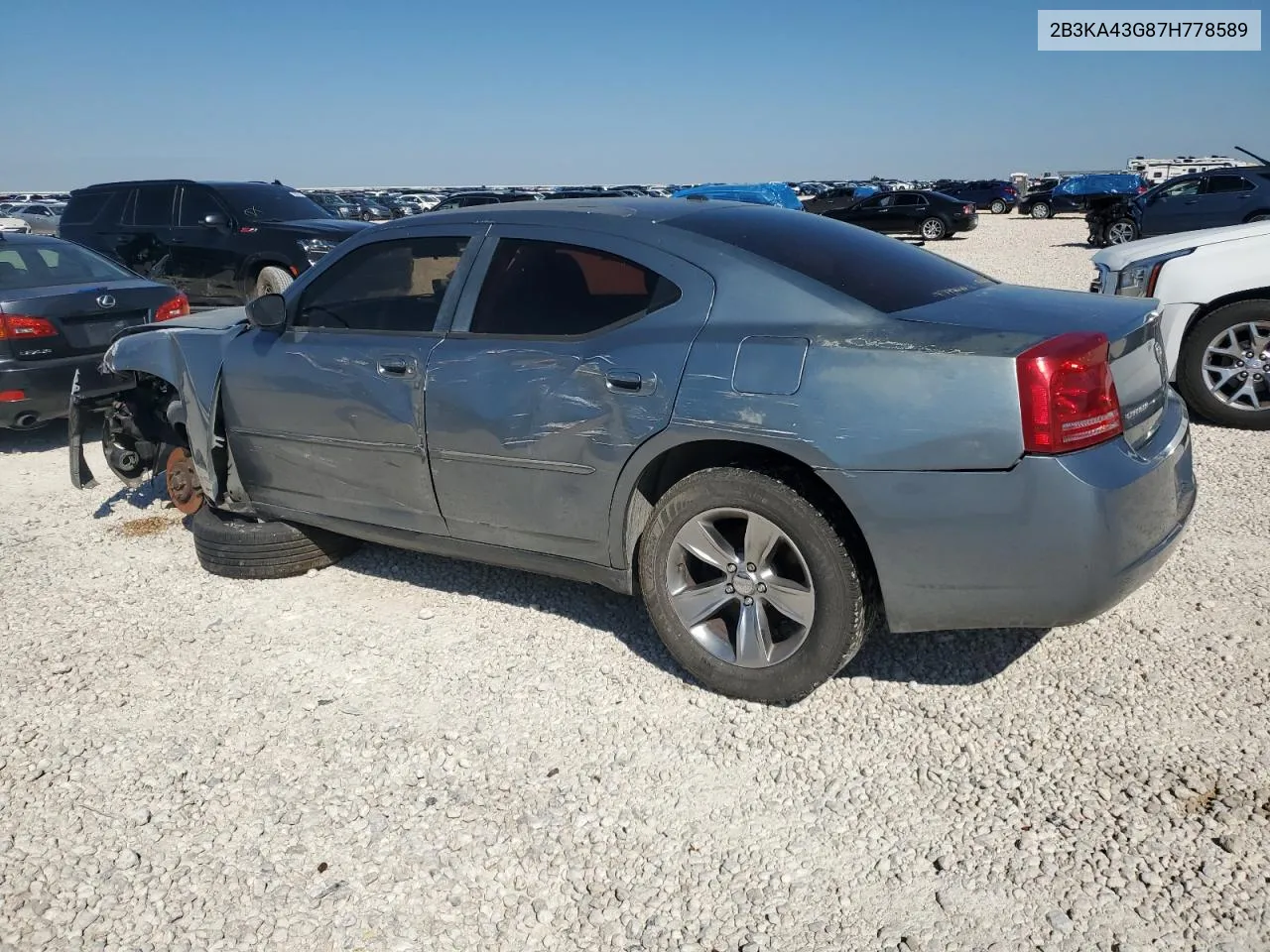 2007 Dodge Charger Se VIN: 2B3KA43G87H778589 Lot: 70492974