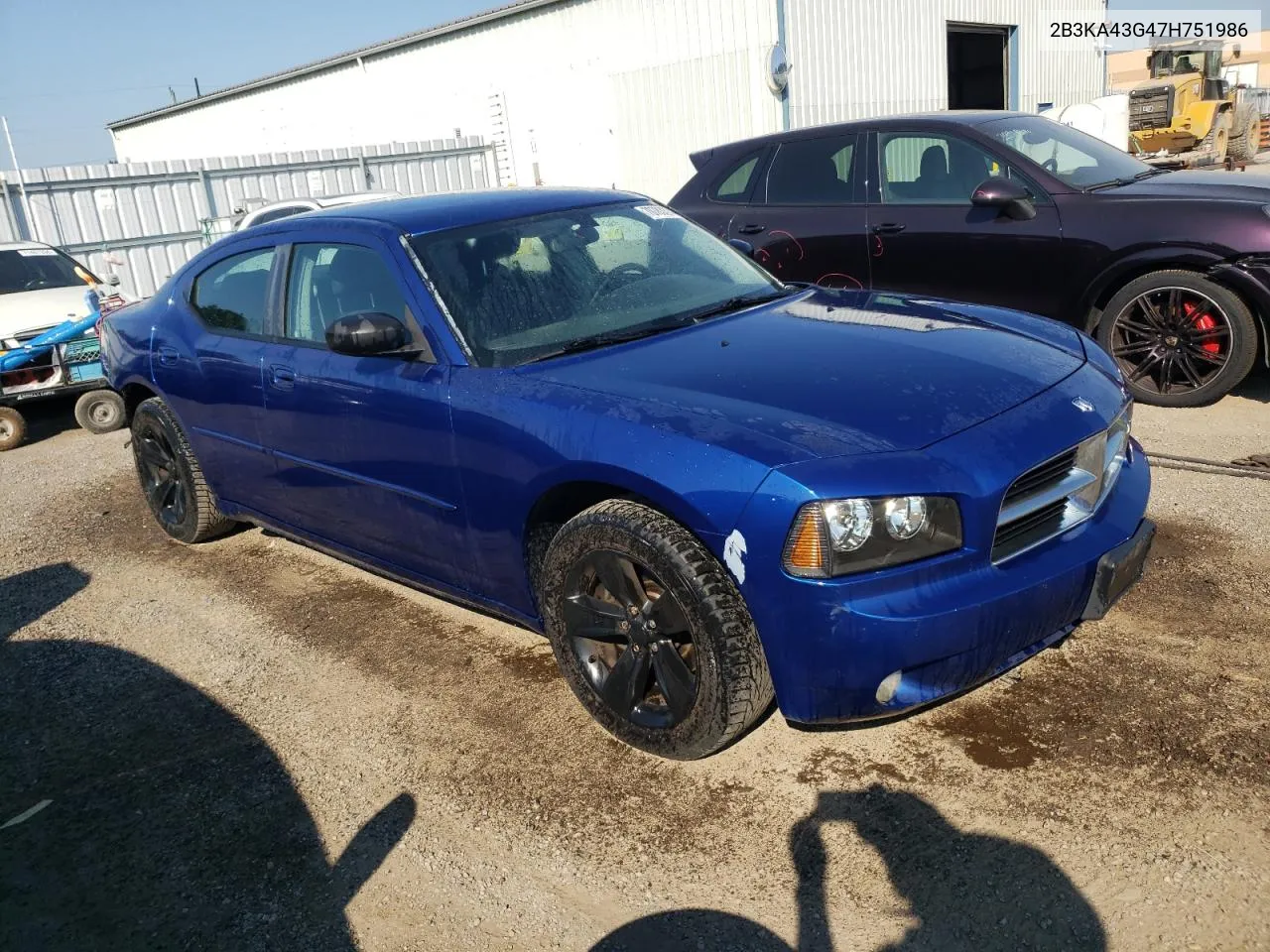 2007 Dodge Charger Se VIN: 2B3KA43G47H751986 Lot: 70783374